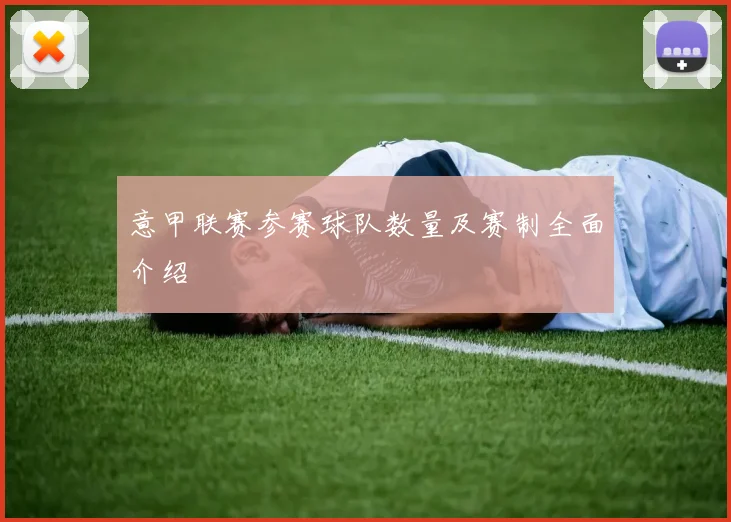 意甲联赛参赛球队数量及赛制全面介绍